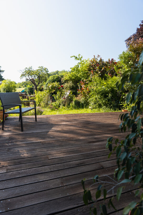 Terrassendielen aus Eiche geflammt/geriffelt – Bild 4