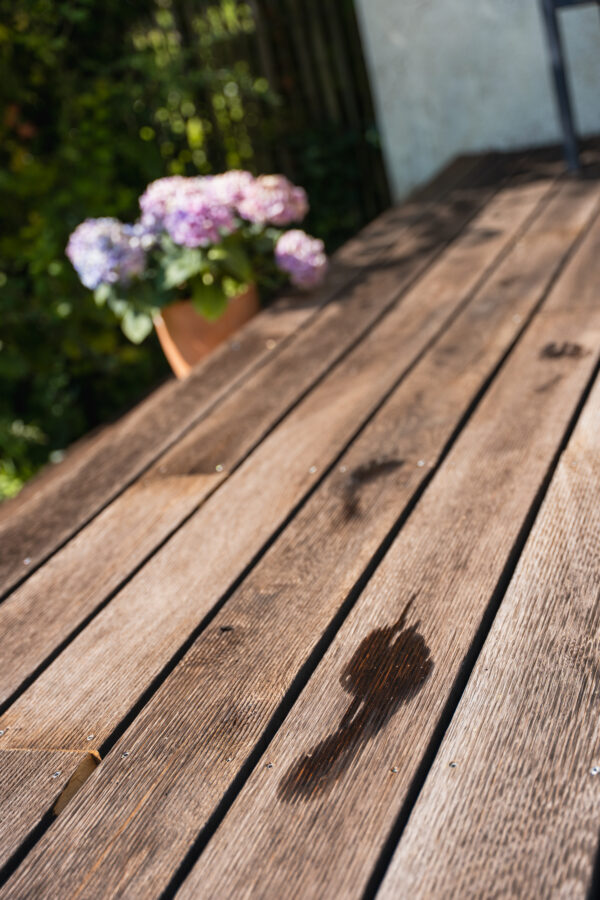 Terrassendielen aus Eiche geflammt/geriffelt – Bild 5