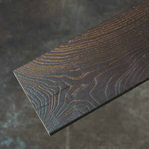 Terrassendielen aus Eiche geflammt/gebürstet